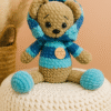 Handmade Pink Plush Mouse Doll