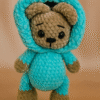 Handmade Pink Plush Mouse Doll