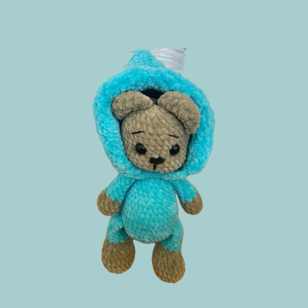 Handmade Pink Plush Mouse Doll